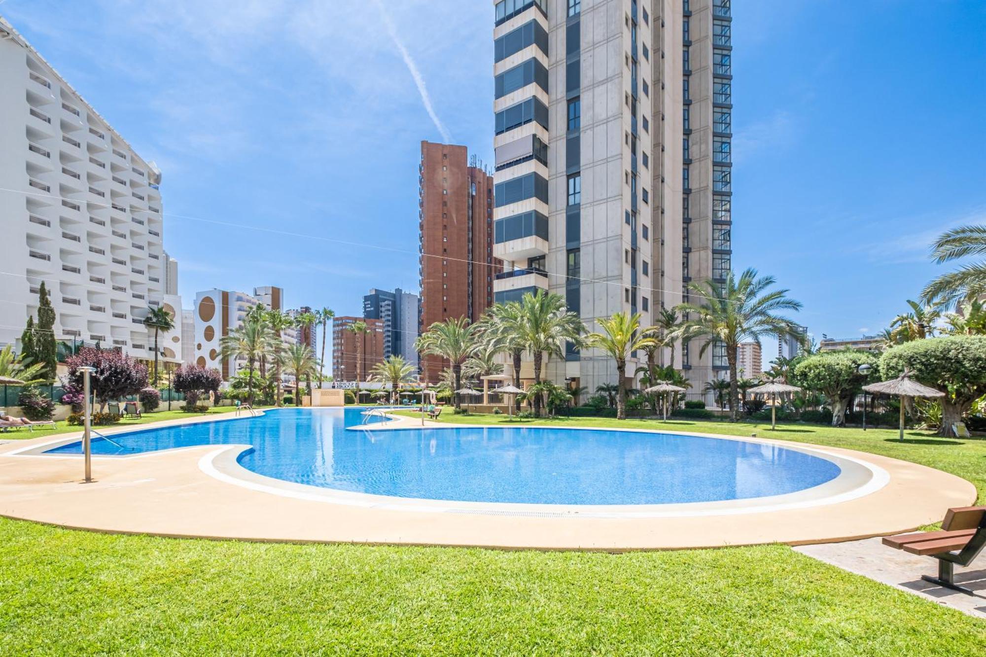 Gemelos 26 23-E Resort Apartment Levante Beach Benidorm Eksteriør bilde